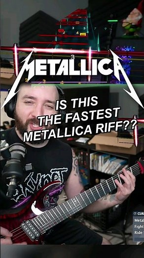 🎸THEIR FASTEST RIFF?!🎸 METALLICA in Rocksmith 2014 Fight Fire with Fire
