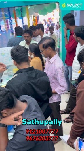 SURYA⚡️ on Instagram: "Sathupally!!! 🎉 The wait is over—Select Mobiles store is now OPEN! 💚 ✅ Scan the QR Code to get discounts and free gifts ✅ Buy 1 Mobile & Get 5 Gifts FREE ✅ Buy a 43” Smart TV & Get a 32” Smart TV FREE ✅ Buy a 32” Smart TV for just ₹10,999 & Get an 80W Soundbar FREE! ✅ Earbuds + Powerbank Combo @ ₹799 ✅ Alloy Metal Calling Watch @ ₹799 ✅ Buy a 1-year Mobile Protection Plan and get the 2nd year FREE—worth up to ₹10,000! Visit Select Mobiles today and enjoy grand opening of