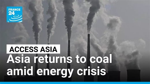 Asian nations ramp up coal power amid Middle East energy crunch • FRANCE 24 English - World News