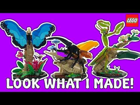 The Poorman's Pokemon Starter Pack! | LEGO Ideas 21342 The Insect Collection Set Review!