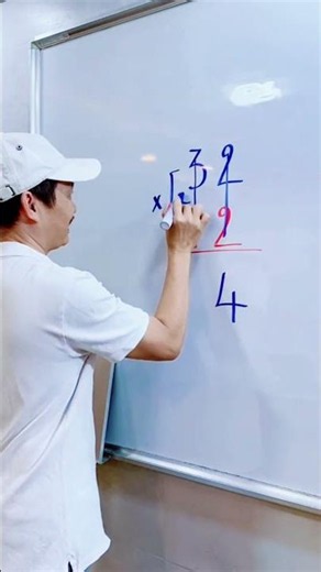 Multiplication method without a calculator 😍#maths