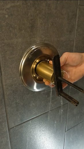 Easiest way to replace a Delta shower cartridge 💦 Most of the time these Delta monitor cartridges come out pretty easy for me. For the stubborn ones I find out this puller comes in clutch. It’s a modified version of the ONA puller for Moen cartridges #diy #asmr #fyp #reels #homerepair #plumbingrepair #foryou #plomero #handyman | The Plumberlorian