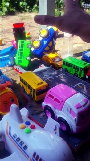 Oddly Satisfying Reverse Toy Bus Drop