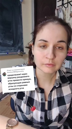 Решение задачи по геометрии | Через вершину угла провести прямую