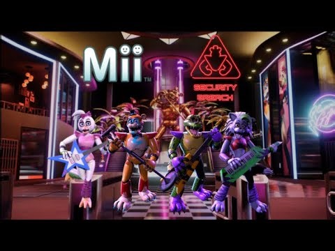 Mii tutorials FNaF Security Breach (Freddy, Chica, Roxy and Monty)