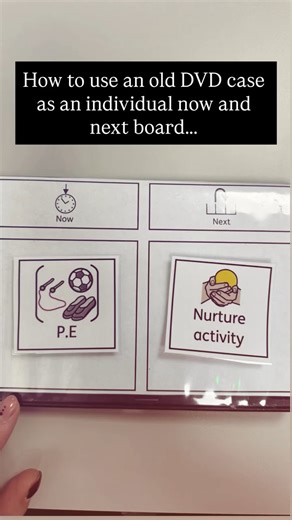 📷: @the_class_of_eyfs When a now/next meets an old DVD… @sar.liz.74 my Nurture Lead and Assistant SENCo (and all round amazing person) made these fab individual visual timetables. We have whole class ones at the front of each room, but it’s also important to have individual ones too. All made, as always, with our trusty @widgitsoftware 🧠 1. Supports Understanding and Predictability ⏭️ 2. Eases Transitions 💬 3. Promotes Independence ❤️ 4. Provides Individualised Support 🎯 5. Reinforces Positi