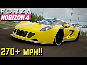 FORZA HORIZON 4 - 270+ MPH Hennessey Venom GT Tutorial!!