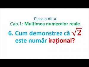 Grade 7 How do I prove that the radical of two is irrational?