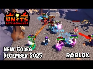 Roblox Units Battlegrounds New Codes December 2025