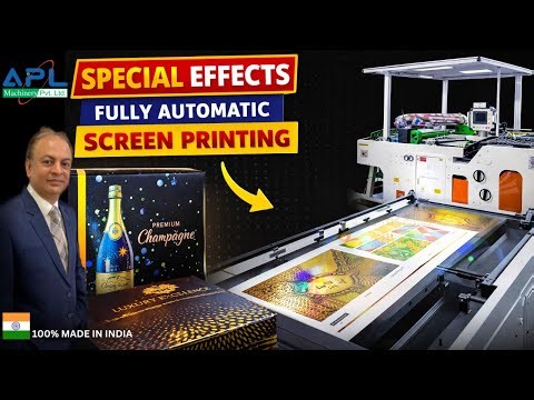 Create Unlimited Premium Print Effects with APL| India's Advanced Fully Automatic Screen Printing