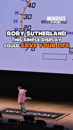Goal Getter on Instagram: "Rory Sutherland explains how changing one tiny detail on your dashboard could completely transform how we think about speed and safety. #rorysutherland #behaviouralscience #psychology #driving #speedawareness"