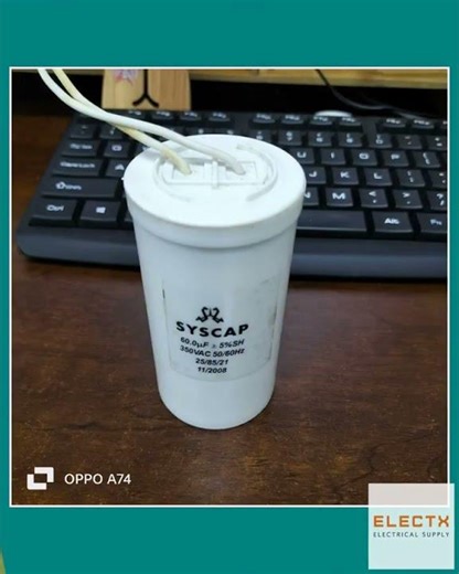 SYSCAP 60MFD 350V AC Running Capacitor, 60uF 350vac Motor Capacitor