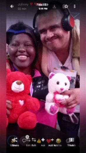 # the first day Tierra and Johnny met was at target our first kiss was at Costco we are