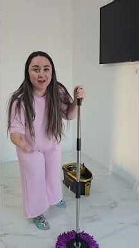 Mop Rotativ Zâna Casei® Luxor – Set Premium cu 4 Rezerve, Cuva din Inox