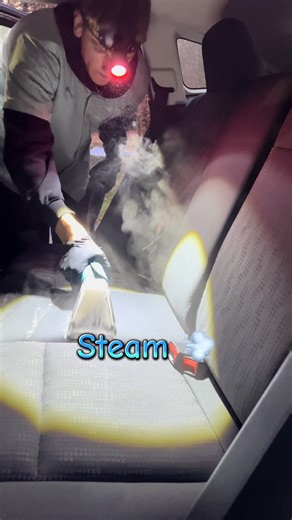 Using the Mytee Lite heated extractor… #cleancar #detailing #clean #satisfying #extractor