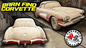 Corvette found in a barn receives emotional first wash in sixteen years