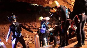 Thailand cave rescue comes with many challenges for soccer team, divers
