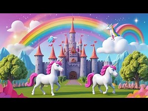 Firefighter Unicorn Saves the Dream Castle 🦄🔥🏰 | 3D Animated Nursery Rhyme for Kids | Magical Rescue