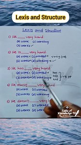 Lexis and Structure. #EnhlishLesson #LexisAndStructure #Concord #Educational #EnglishVocabulary #Grammar | Table of Knowledge TV