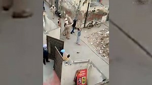 Wild Leopard Rampages Through Indian Town | Animal world