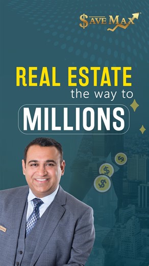 747K views · 5.6K reactions | Do you know the sure-shot way to become a millionaire in Canada? Start investing in Real Estate. Contact Save Max to learn more. #RealEstateDreams #NewBeginnings #RealEstateJoy | Rise With Raman | Facebook
