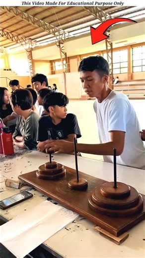 Tower of Hanoi World Record! 🤯 #shortsvideo