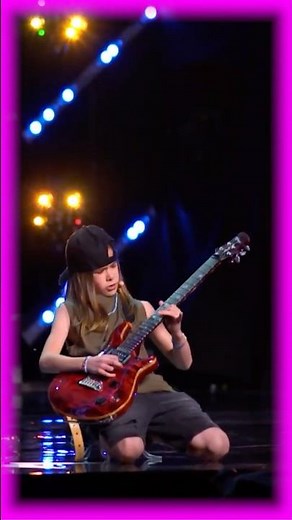 11-year-old rocker kid SHREDS guitar on BGT 2025! 🎸