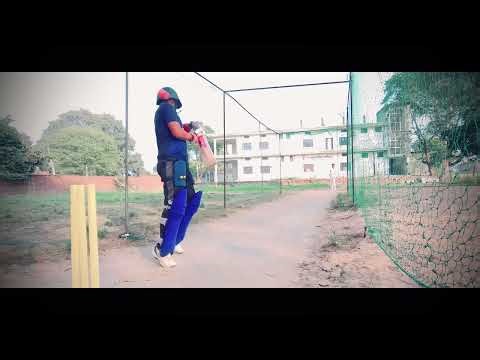 Cricket net batting practice against sidearm