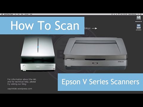 How To Use The Epson V700/11000XL Scanner | BYU Print Lab