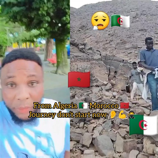 From Algeria 🇩🇿 to Morocco 🇲🇦 journey don't start now 👂💪🥷 #otiuzobestcomedy #fblifestyle | Oti & Uzobest comedy