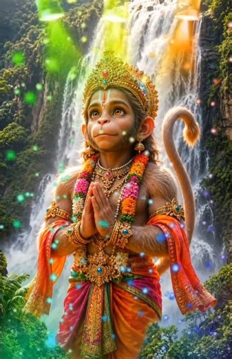 The Divine Meeting of Lord Shiva & Hanuman 🙏 | Mahadev Blesses Hanuman