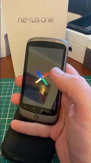 Google Nexus One booting up #techretro #tech