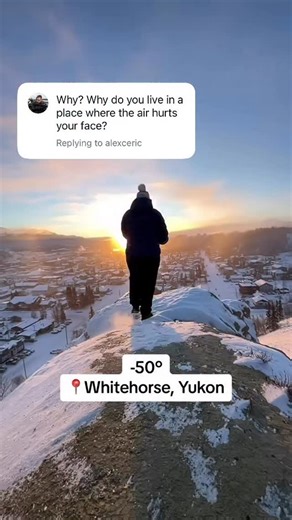 Pavlina Sudrich on Instagram: "the cold is brutal but the Yukon is a beautiful place! #Home #Winter #40Below"