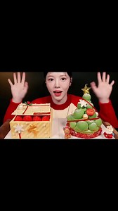 34K views · 990 reactions | Christmas Special! Strawberry Cake & Pistachio Desserts Mukbang ASMR #bokimukbang #fblifestlye #bonus #asmrsounds #reel #boki #mukbang #reels #trend #trending | Boki mukbang | Facebook