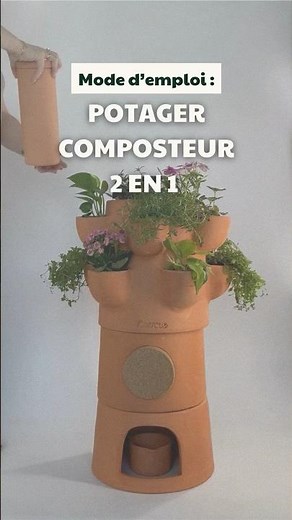 Potager composteur 2 en 1 : comment ça fonctionne ? ♻️💦