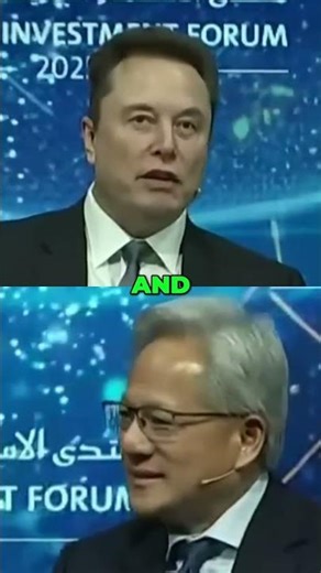 Continuous Solar Energy in Space with Elon Musk & Jensen Huang #shorts