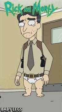 RICK and MORTY™| The Hilarious BABY LEGS. #rickandmorty #viralshort