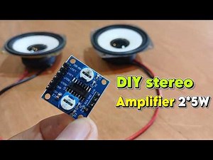 How to Make a 10W Stereo Audio System: PAM8406 Amplifier Board