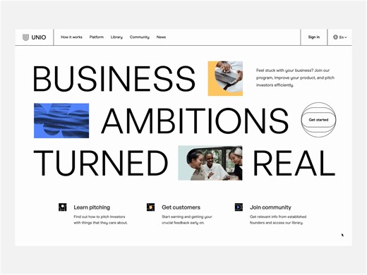 startup accelerator platform: visual identity