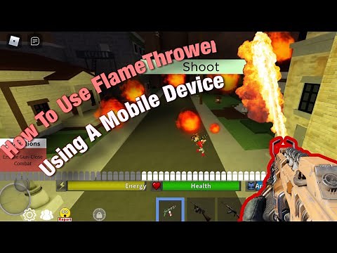 How To Use FlameThrower And many Other Guns On Da Hood Using a Mobile Device