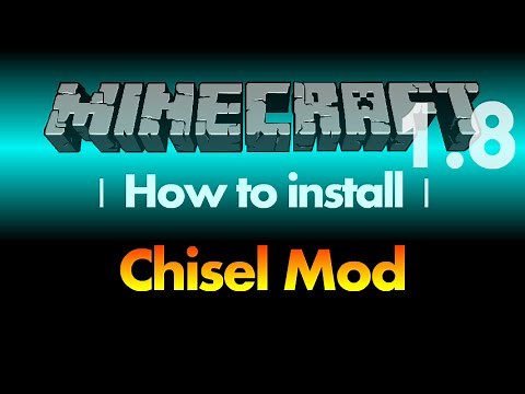 How to install Chisel Mod 1.8 for Minecraft 1.8 (with download link)