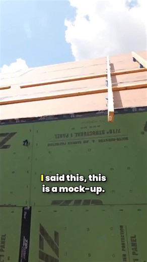 The Build Show on Instagram: "@risingerbuild tours the Dallas VIP Show House for @buildshowlive with Peter Scott of @jimscottandsons , Ed from @insofastllc , and superintendent Kyle to showcase a framing and insulation system that pairs monopoly framing with continuous closed-cell spray foam. At the core is the InsoFast X Bracket, which supports furring, maintains uninterrupted insulation and ventilation, and integrates with ZIP System sheathing for a resilient, efficient, and flexible building 