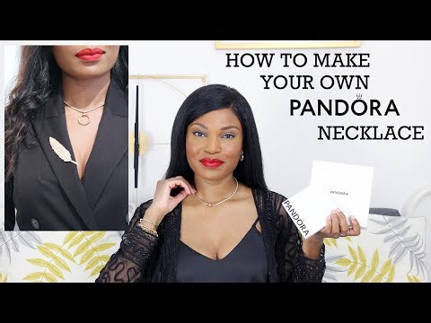 HOW TO MAKE YOUR OWN PANDORA NECKLACE 😍 | JEWELLERY HACK | STYLE DIY | ABIGAIL AYOOLA