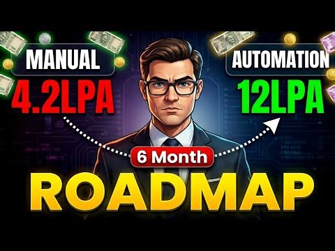 Manual to Automation Tester Roadmap 2026 | Step-by-Step Guide (Salary 3x)