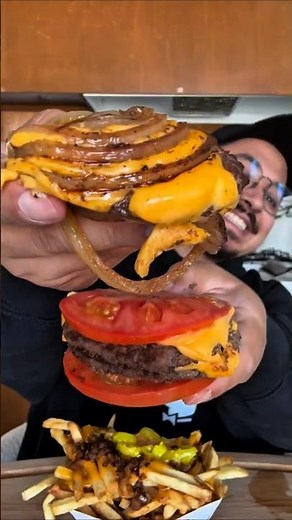 In-N-Out’s DOUBLE Flying Dutchman Burger Is INSANE 🤯🧀🍔 | ASMR Mukbang #innout #foodasmr #viralshorts