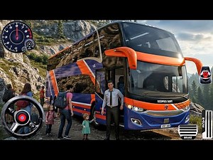 US Bus Simulator 3D Games - Realistic City Coach Bus Driving 2025 - Andriod Gameplay