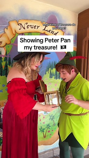 Showing Peter Pan my treasure! 🏴‍☠️