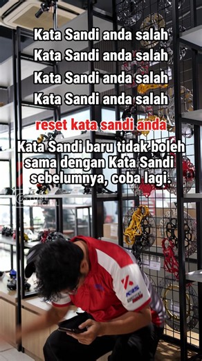 KYTA STORE OFFICIAL on Instagram: "Otak: “Coba password yang ini.” Sistem: Salah Reset password… Sistem: “Tidak boleh menggunakan password yang sama.” LAH TERUS YANG TADI SALAH ITU APA??? 😭💻 Otak: berarti selama ini aku benar tapi tidak diakui… 🫠 sementara tidak akan pernah error dan salah kalo kamu mampir ke: 📍KYTA STORE Sunter Agung, Jakarta Utara Jl. Griya Utama No. 38–39 Blok A, RT 2/RW 5, Sunter Agung, Tj. Priok, Jakarta Utara, DKI Jakarta Online Store Shopee / TikTok / Tokopedia / Toco