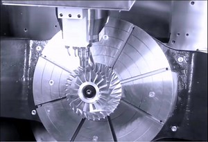 Five-axis VMC from China,High cost performance Machining impeller, AC axis use double direct drive motor, Spindle speed 14000 rpm, AC axis repeat positioning accuracy 5/3 " More information:www.silvercnc.com | Silver CNC Machinist