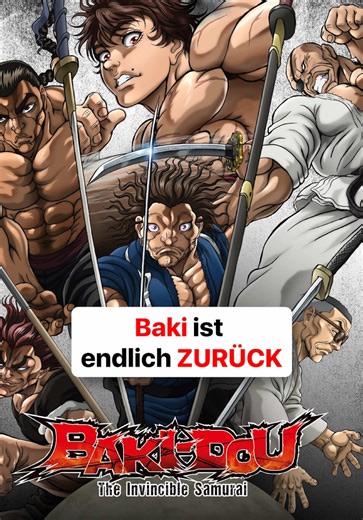 Baki ist zurück mit einer neuen Serie! #whattowatch #anime #baki #bakihanma #filmtok